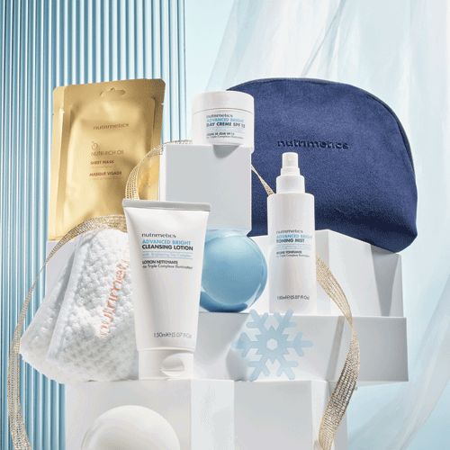 Advanced Bright Daily Skincare Christmas Collection Set with FREE GIFTS (value $76)