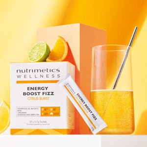 NEW Wellness Energy Boost Fizz Citrus Burst (30 Sticks)