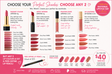 National Lipstick Day Duo + FREE Define Lip Pencil | Nutrimetics Limited Time Offer
