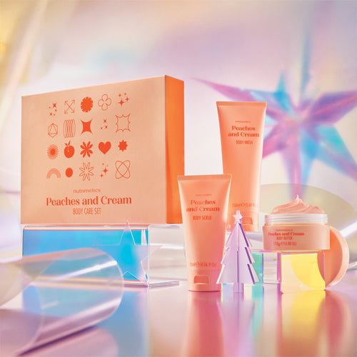 NEW Peaches & Cream Body Care Gift Set - GIFT BOXED