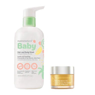 Nutrimetics Mum and Bub skincare set with baby hair and body wash and Nutri Rich Oil for gentle cleansing and nourishment