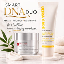 Nutrimetics Smart DNA Duo with DNA Cellular Age Repair Crème and Smart Shield Plus SPF50 Face Crème.