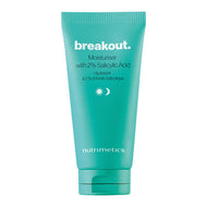 Nutrimetrics Breakout Moisturiser with 2% Salicylic Acid for breakouts and blemish prone skin. Australia and New Zealand. Afterpay & Paypal