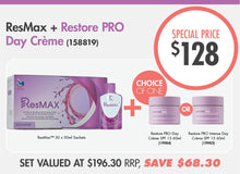 Nutrimetics New Image ResMAX™ & Restore PRO Day Crème Duo