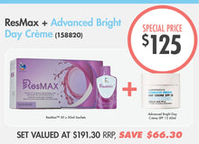 Nutrimetics New Image ResMAX™ & Advanced Bright Day Crème SPF 15 Duo