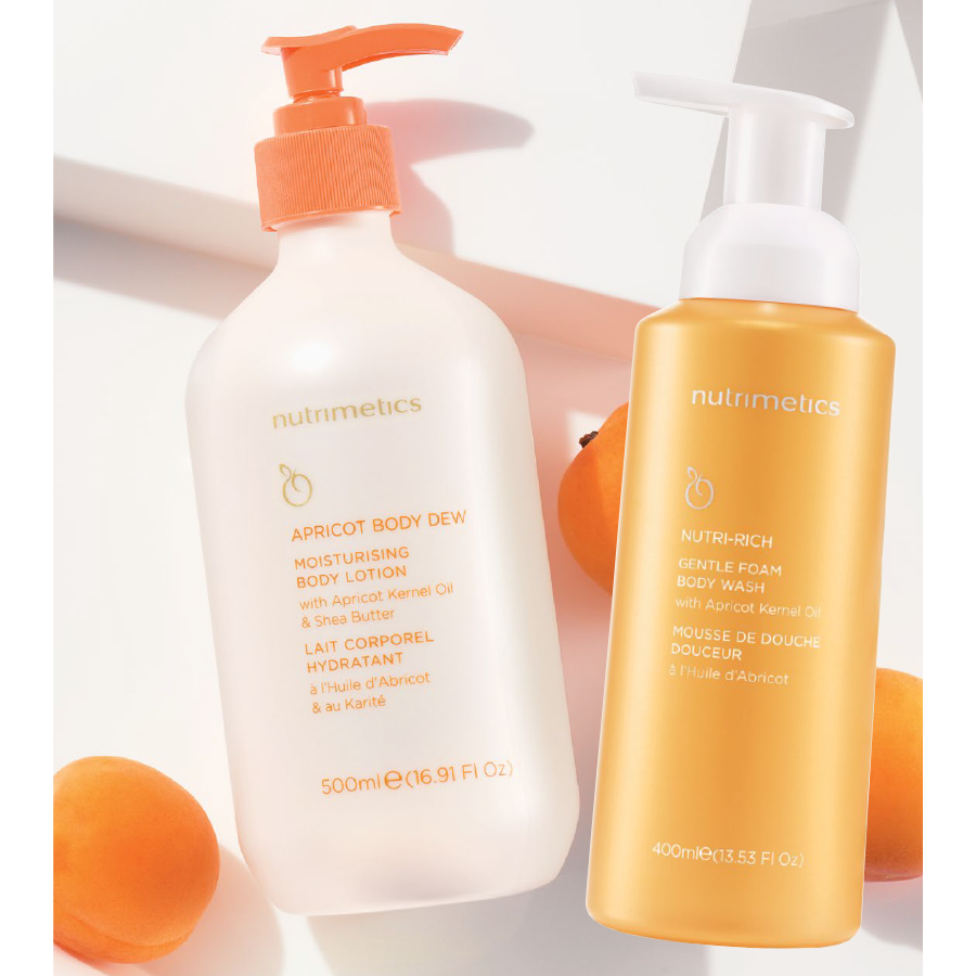 Nutri-Rich Body Wash & Apricot Body Dew Duo - BUY THE DUO