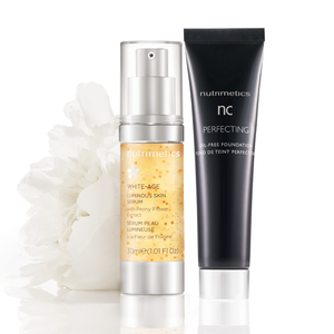 White Age Face Duo - Serum & Perfecting Oil-Free Foundation Set