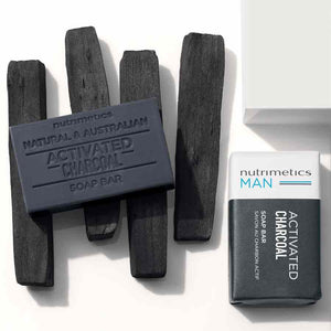 Activated Charcoal Soap Bar by Nutrimetics MAN - 30% Off