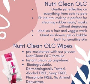 NutriClean Original Lotion Concentrate (OLC) 500ml & OLC Wipes DUO