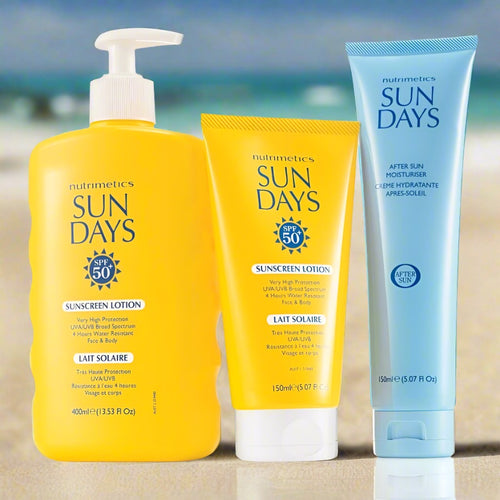 Sun Days SPF 50+ Sunscreen Lotion + After Sun Moisturiser Trio - BUY THE TRIO